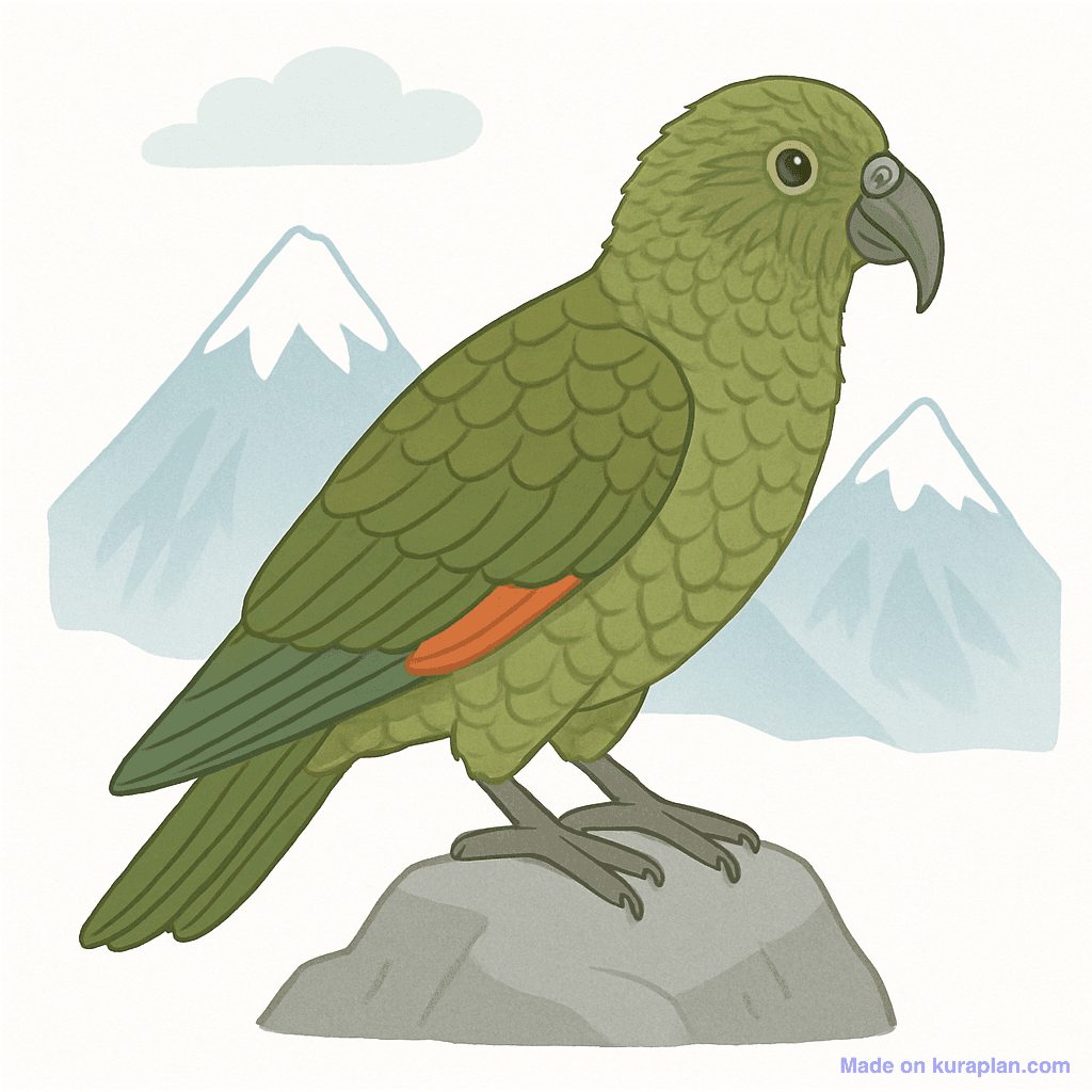 Kea — alpine parrot