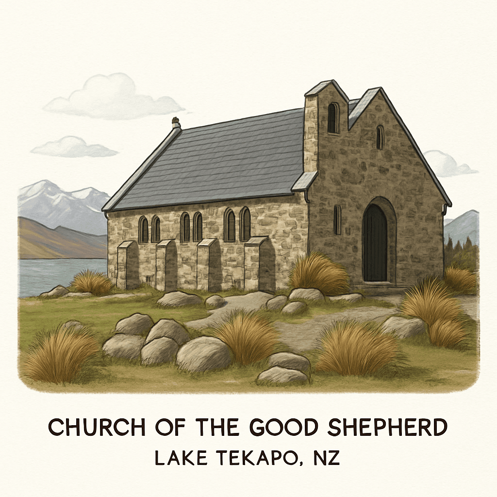 Lake Tekapo — Church of the Good Shepherd