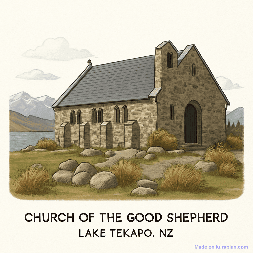 Lake Tekapo — Church of the Good Shepherd