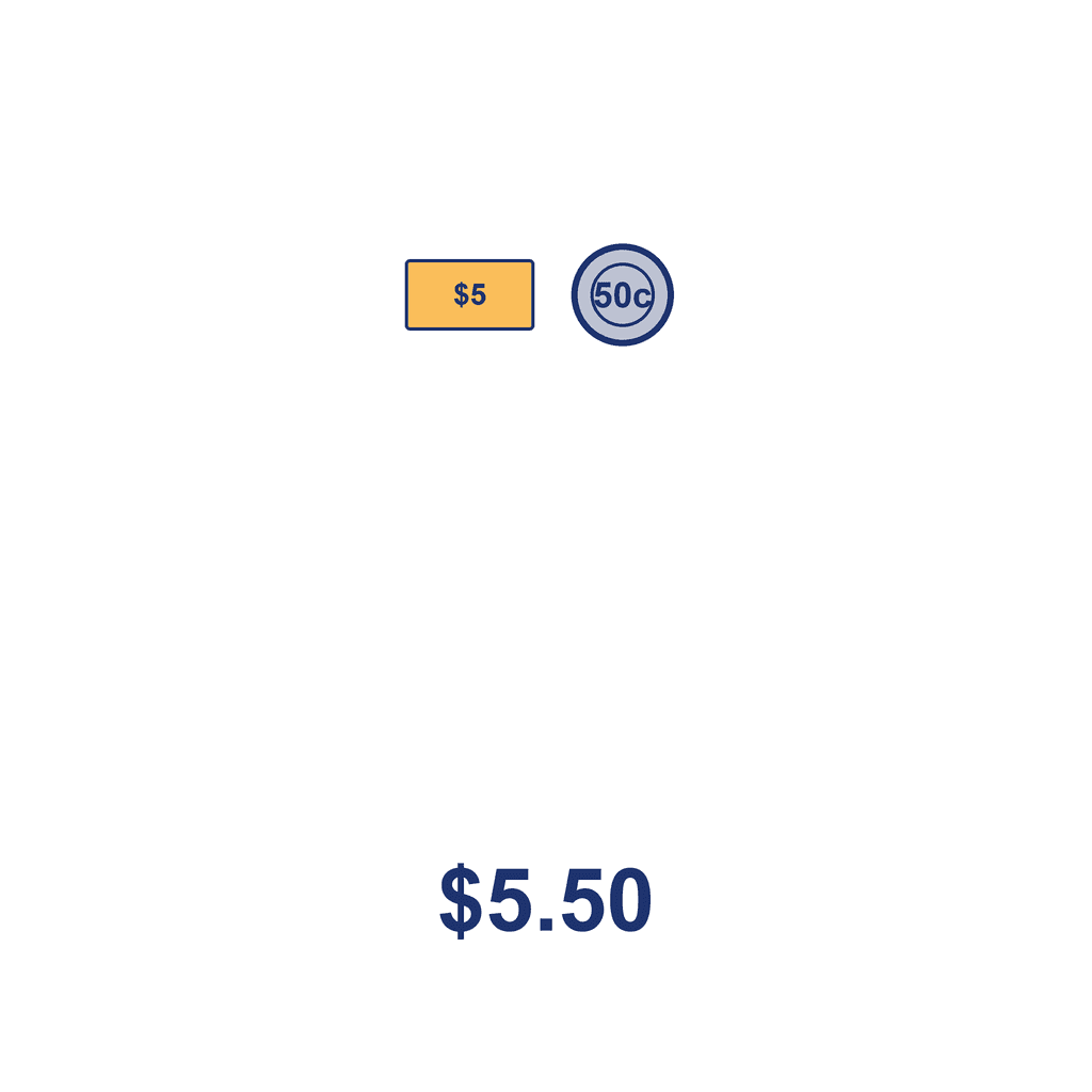 NZ Money Amount — $5.50
