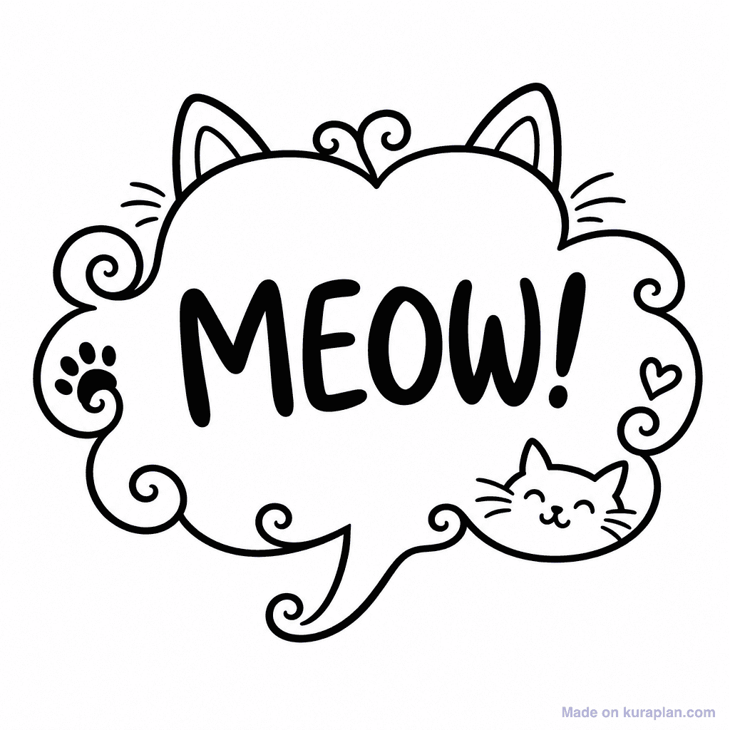 Onomatopoeia Meow