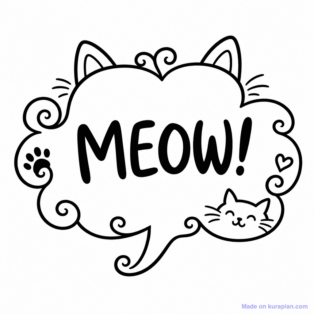 Onomatopoeia Meow