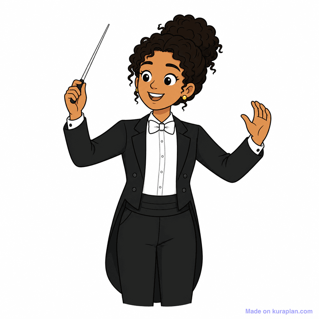 Orchestra Conductor Podium Baton