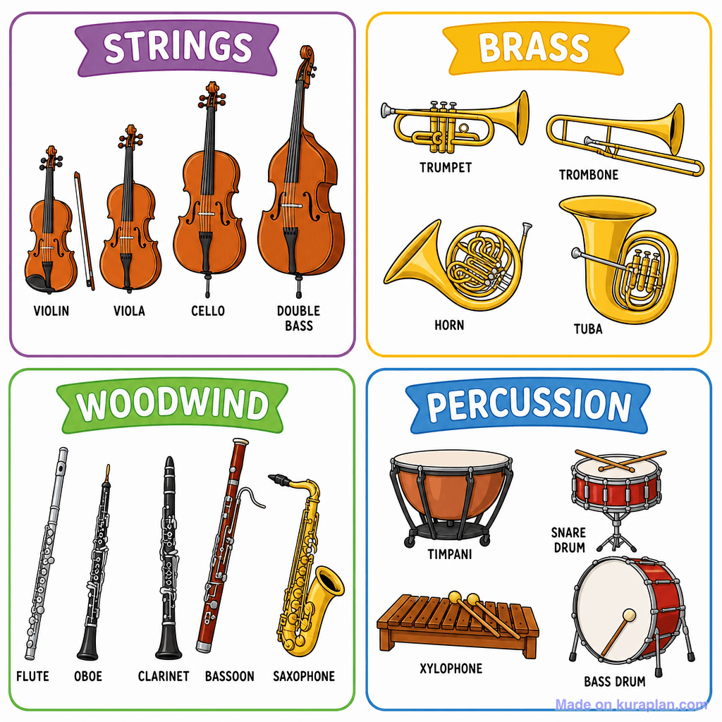 Orchestra illustration sample