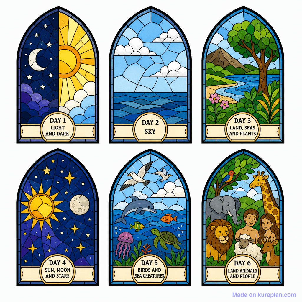 Ot Creation Six Days Panels