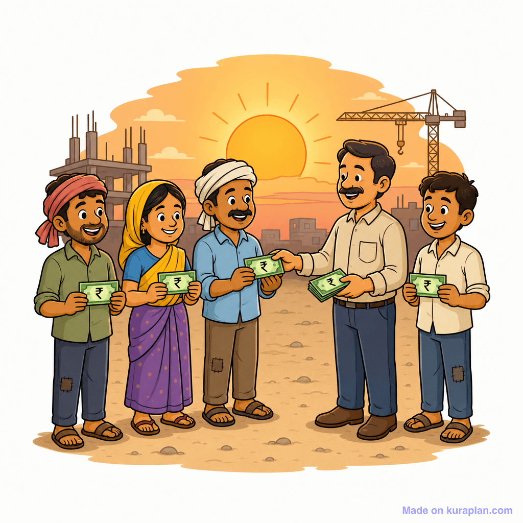 Parable Workers In Vineyard