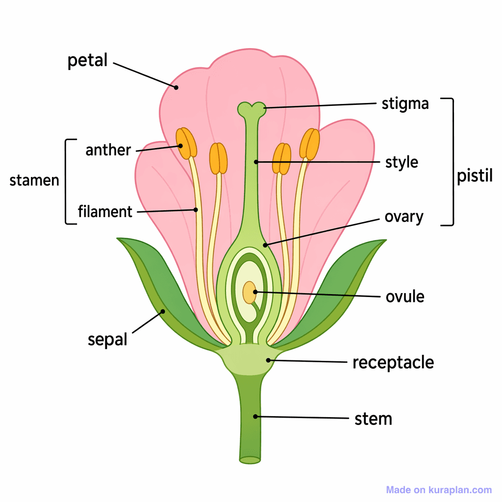 Parts of a Flower (simple)