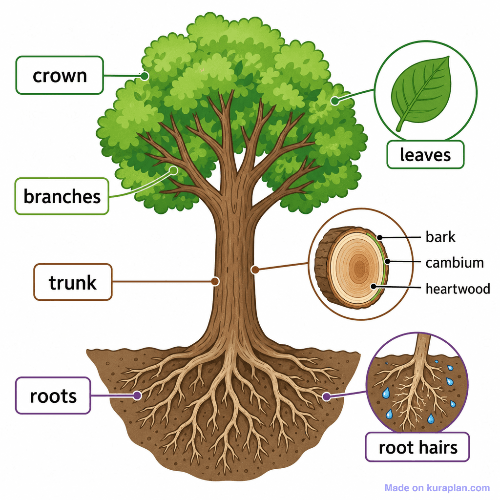 Parts of a Tree (simple)