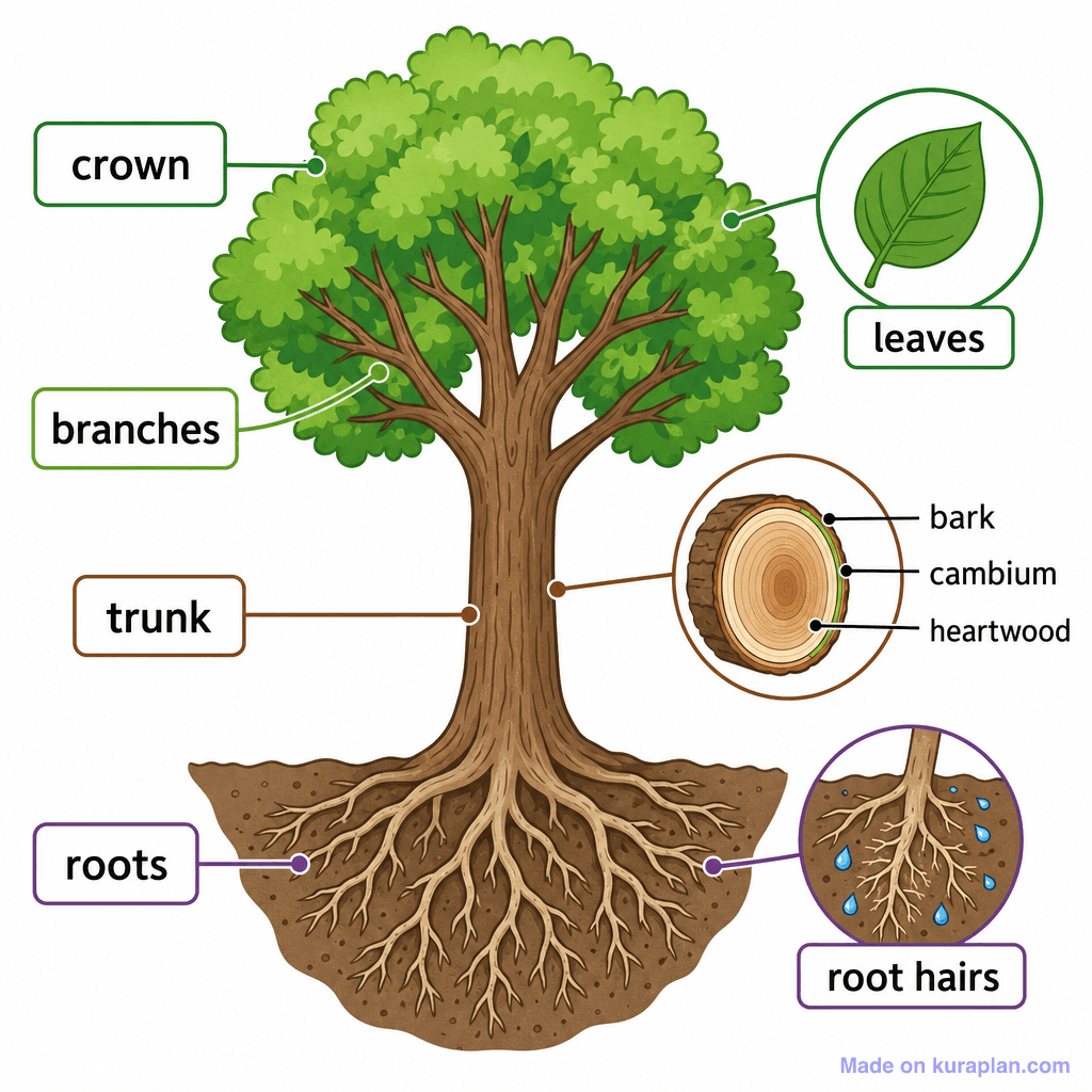 Parts of a Tree (simple)