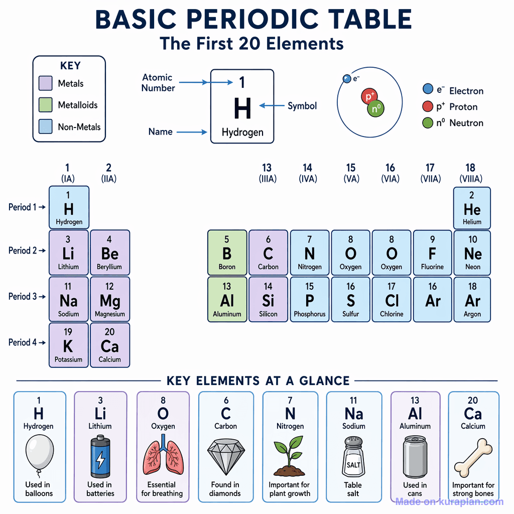 Basic Periodic Table (detailed)
