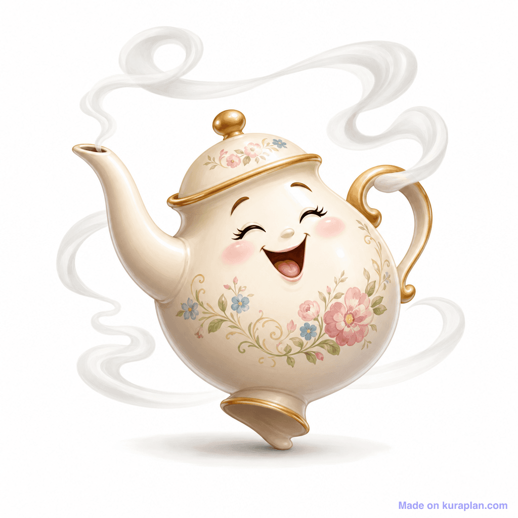 Personification Dancing Teapot