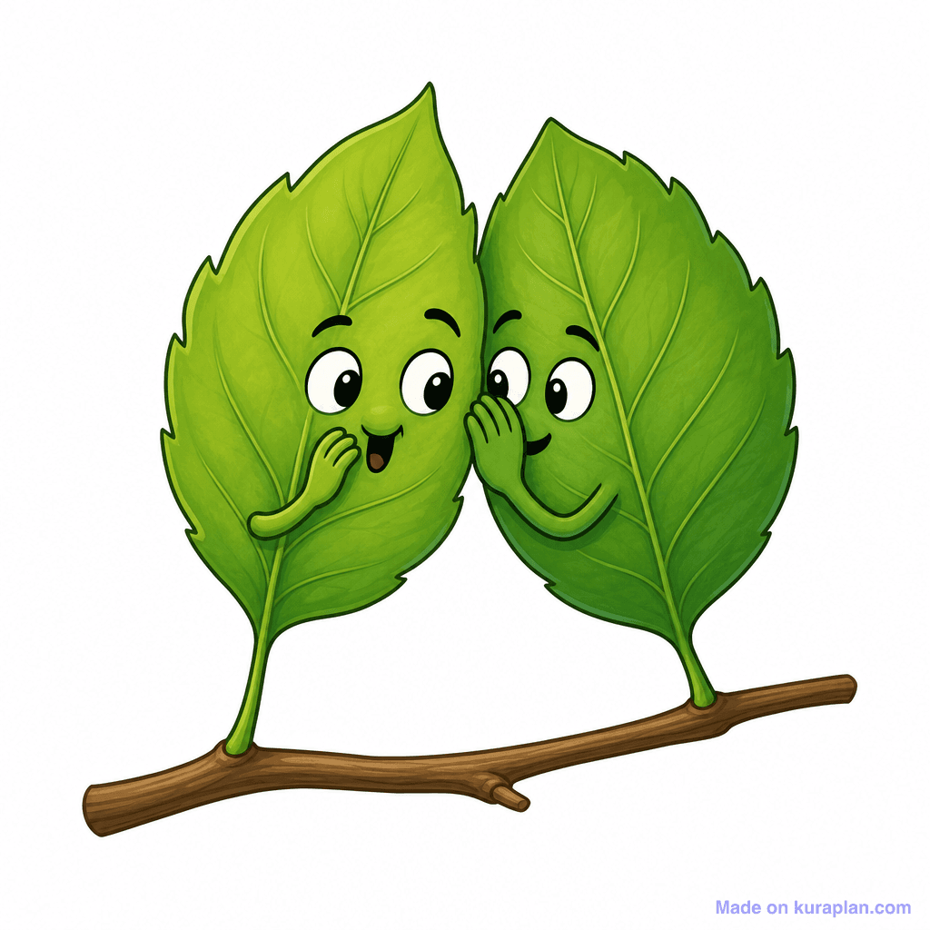Personification Gossiping Leaves