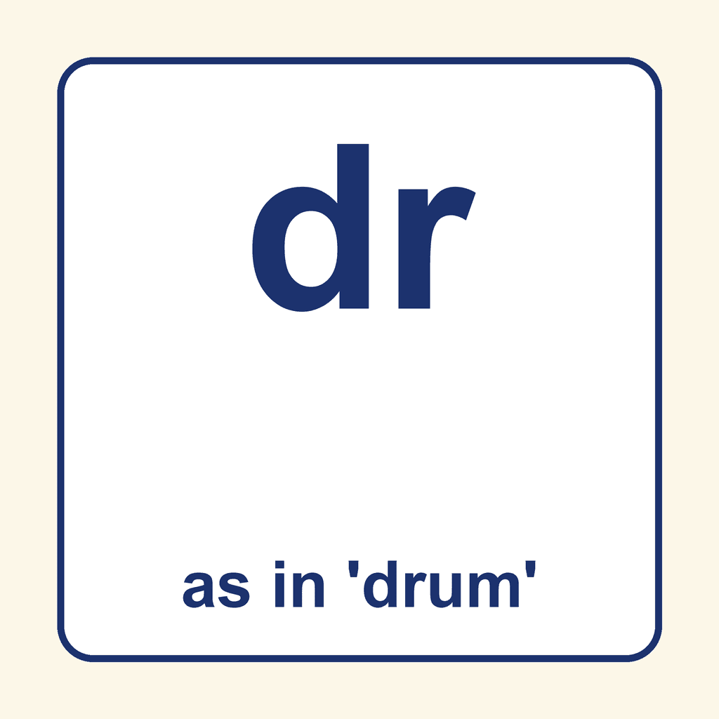 Phonics Blend — 'dr' as in drum