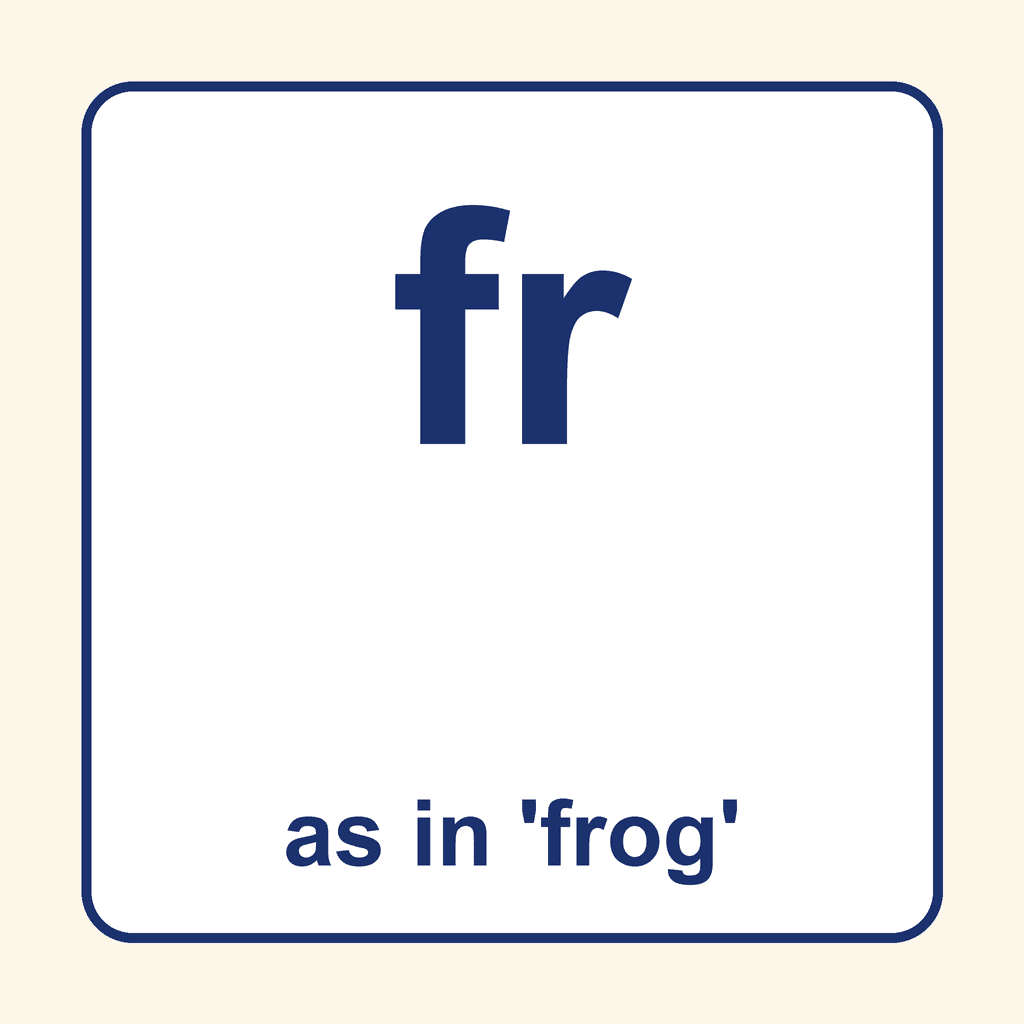 Phonics Blend — 'fr' as in frog
