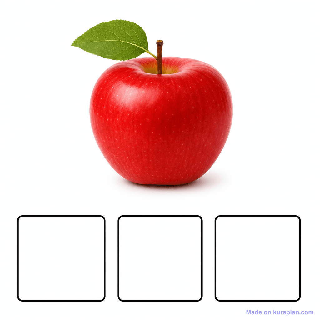 Phonics Cvc Picture Three Box Template