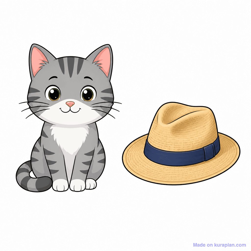 Phonics Cvc Rhyme Pair Cat Hat