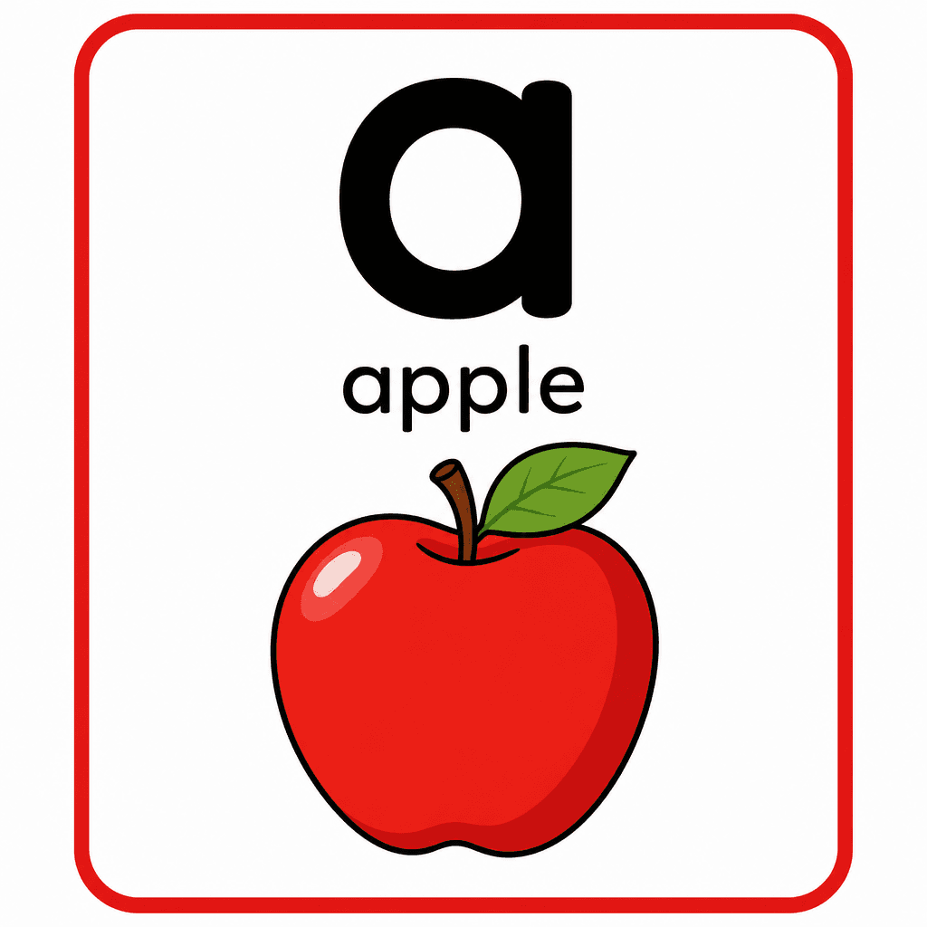 Phonics Sound "a" — apple