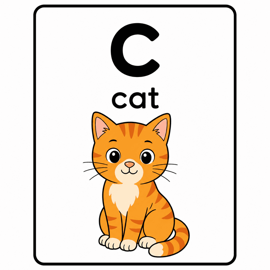 Phonics Sound "c" — cat