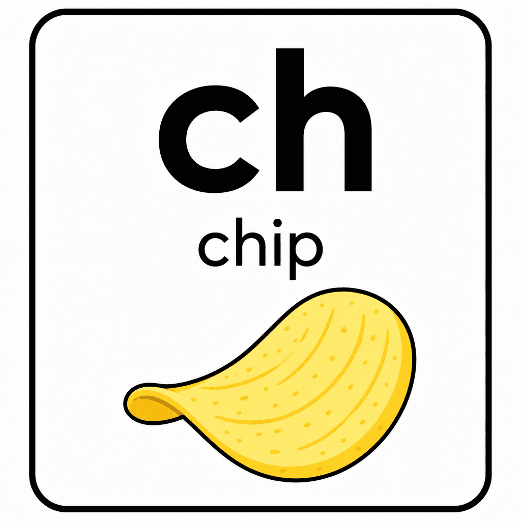 Phonics Sound "ch" — chip
