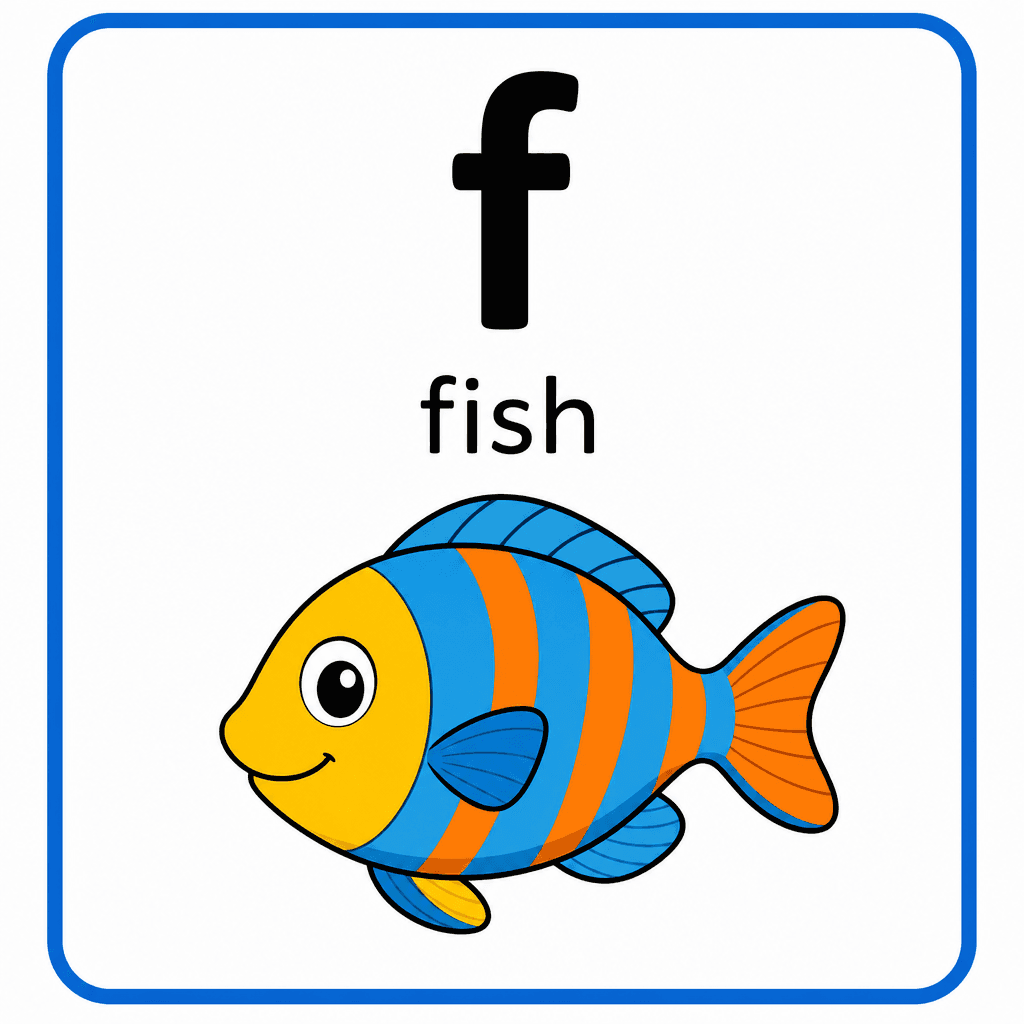 Phonics Sound "f" — fish