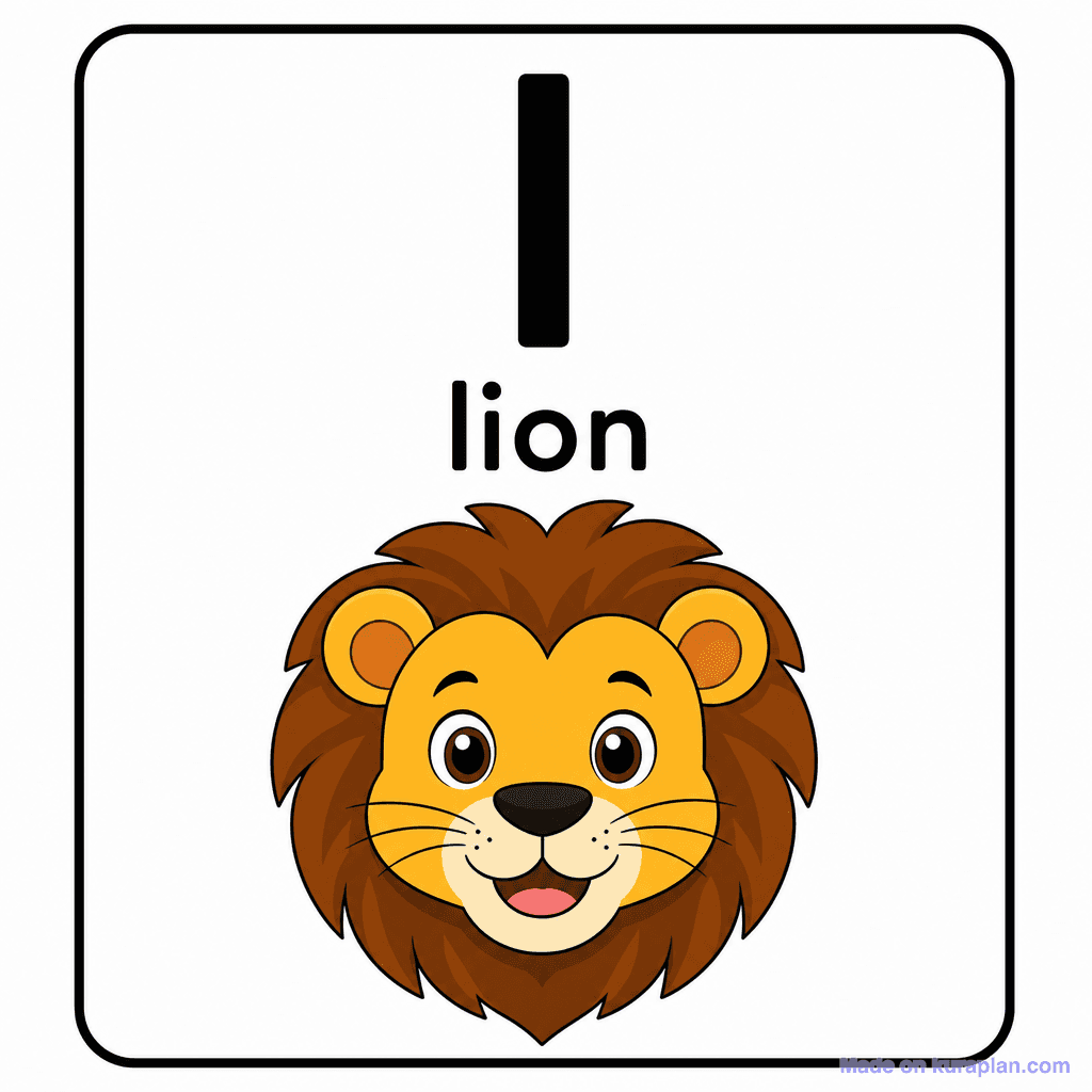 Phonics Sound "l" — lion