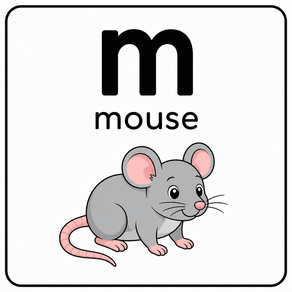 Phonics Sound "m" — mouse