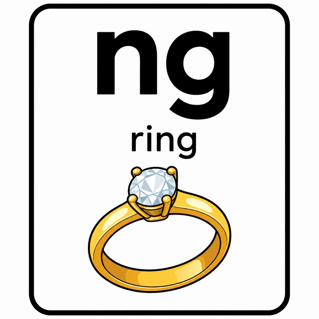 Phonics Sound "ng" — ring