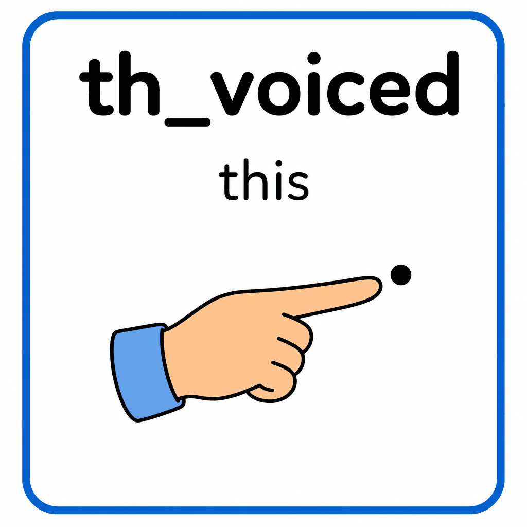 Phonics Sound "th_voiced" — this