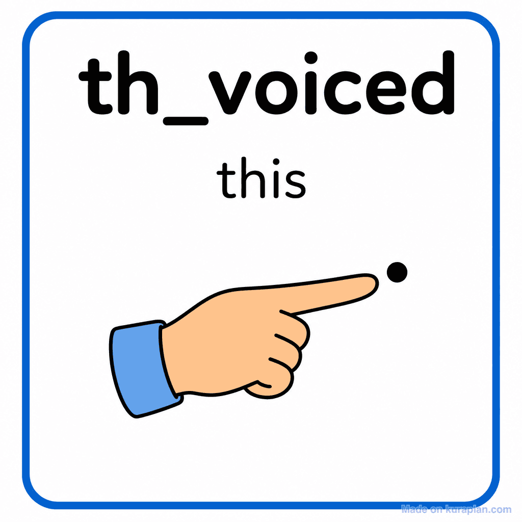 Phonics Sound "th_voiced" — this