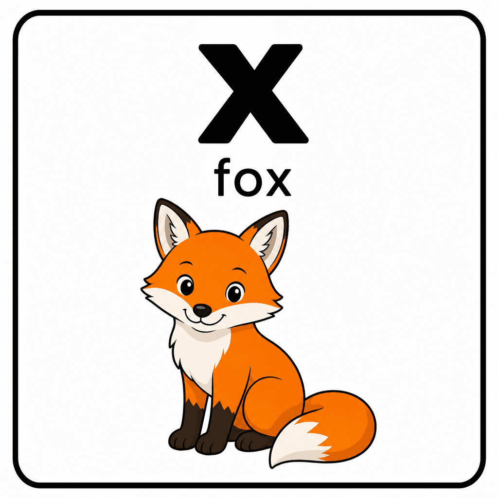 Phonics Sound "x" — fox