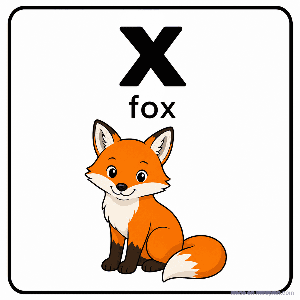 Phonics Sound "x" — fox