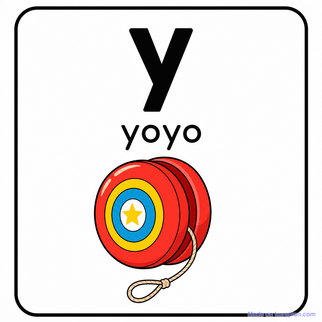 Phonics Sound "y" — yoyo