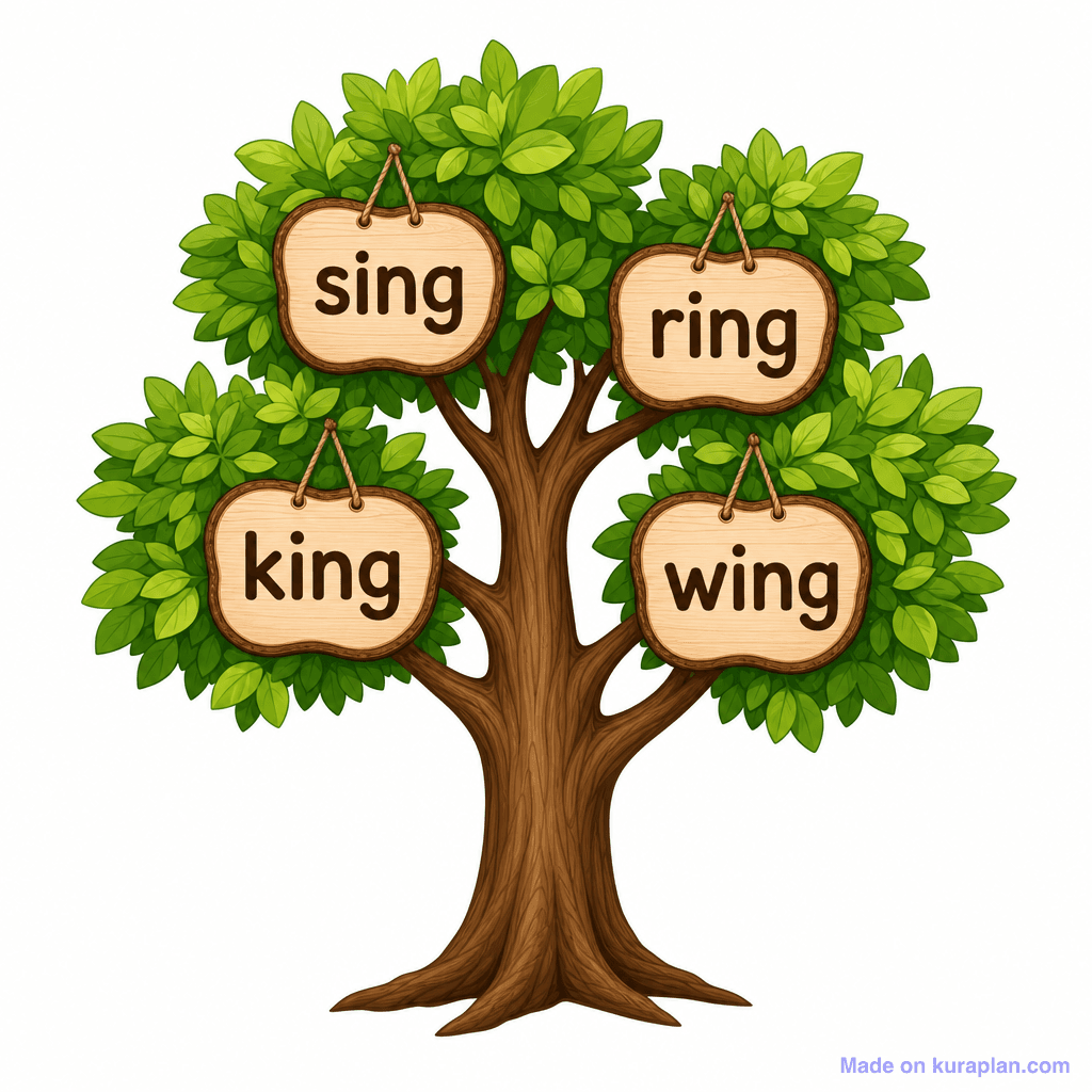 Phonics Word Family Ing Tree