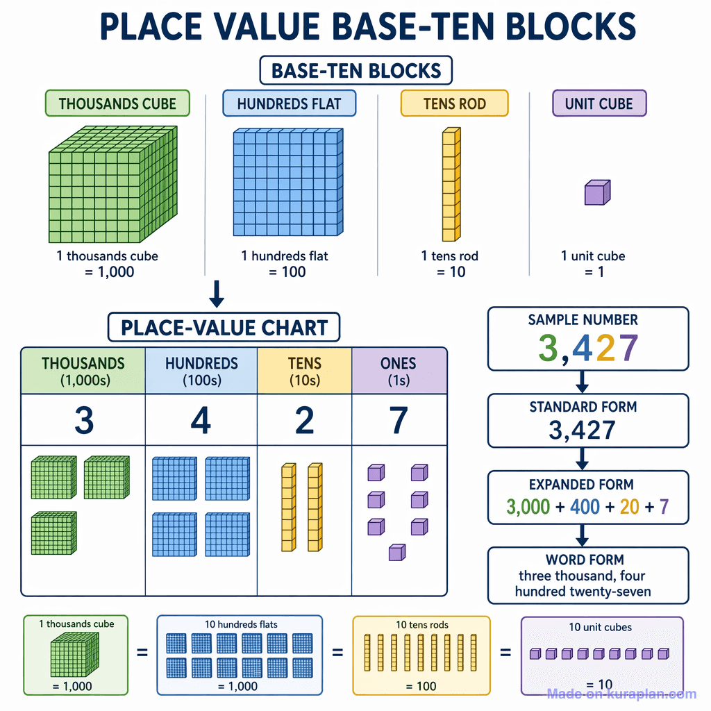 Place Value Base-Ten Blocks (detailed)