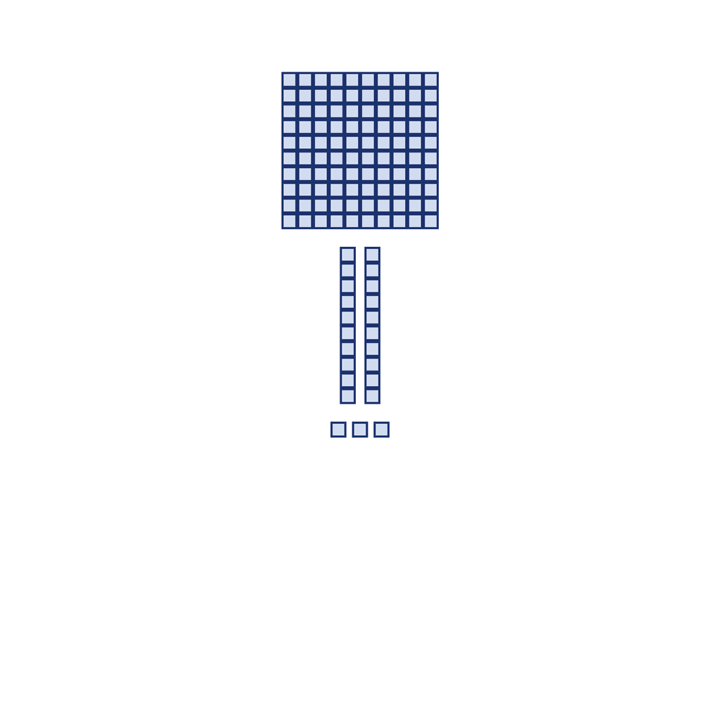 Place Value Blocks — 123