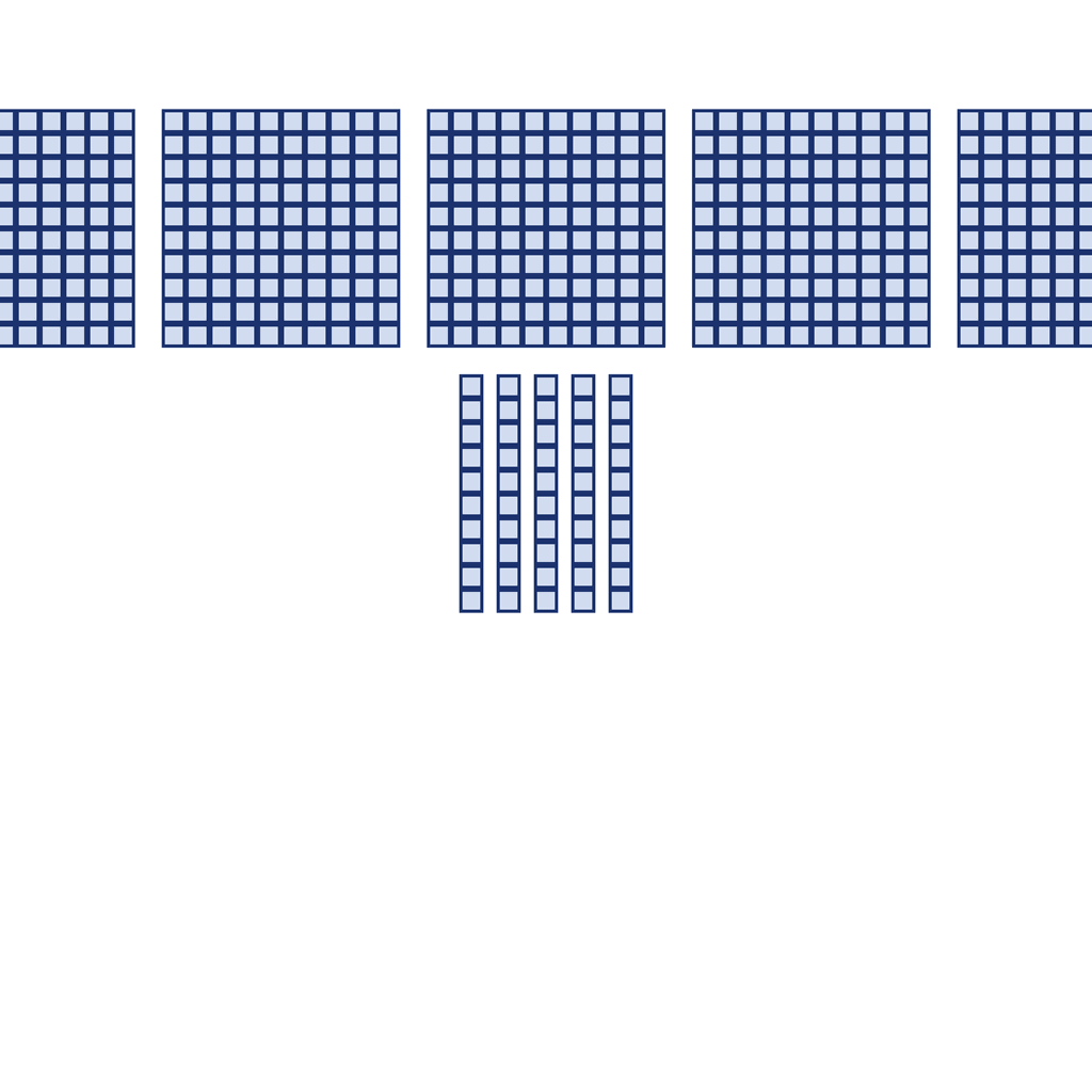 Place Value Blocks — 750