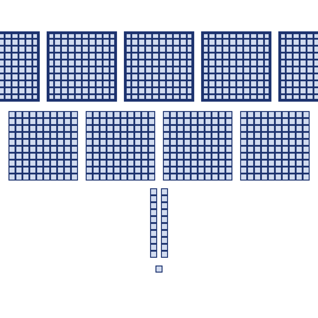 Place Value Blocks — 7421