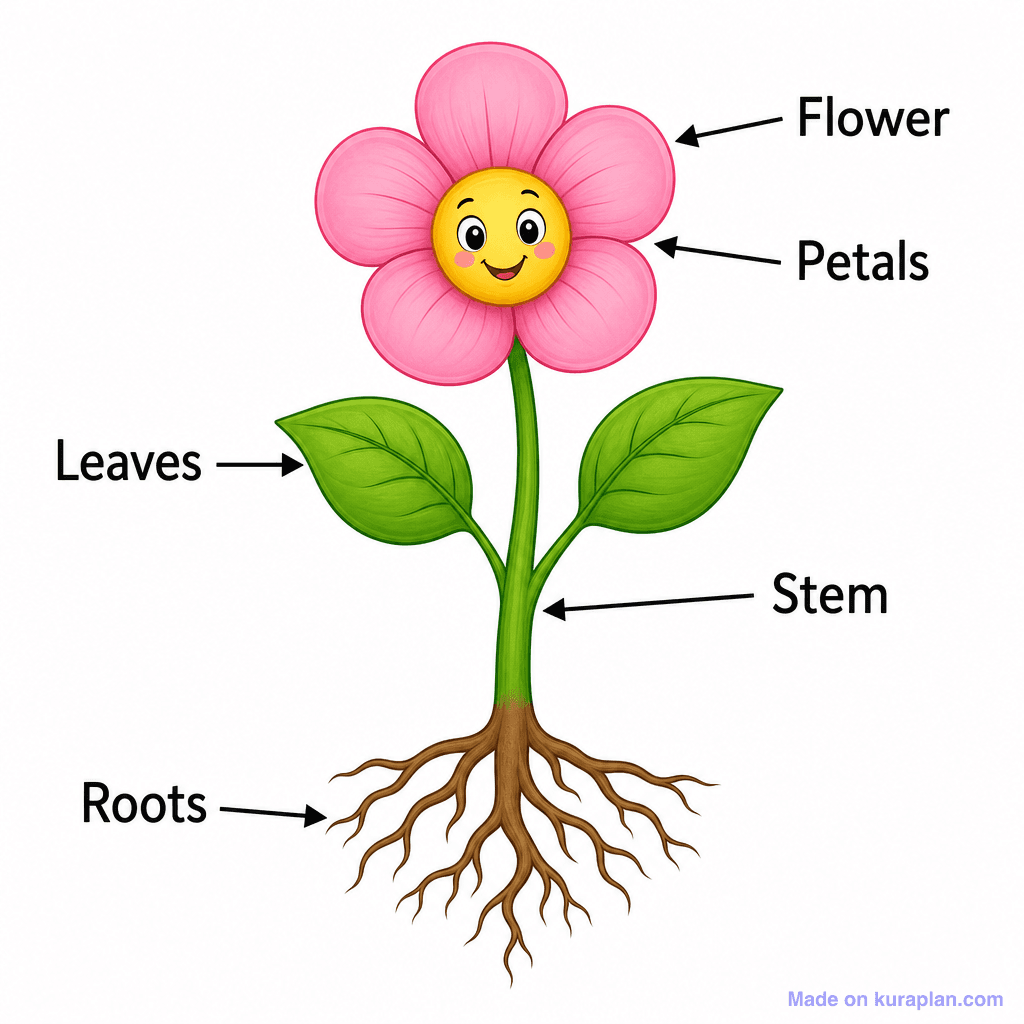 Living Things — Plants illustration sample