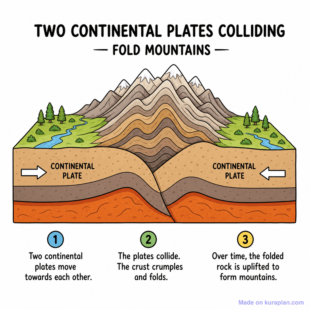 Plate Convergent Continental Collision