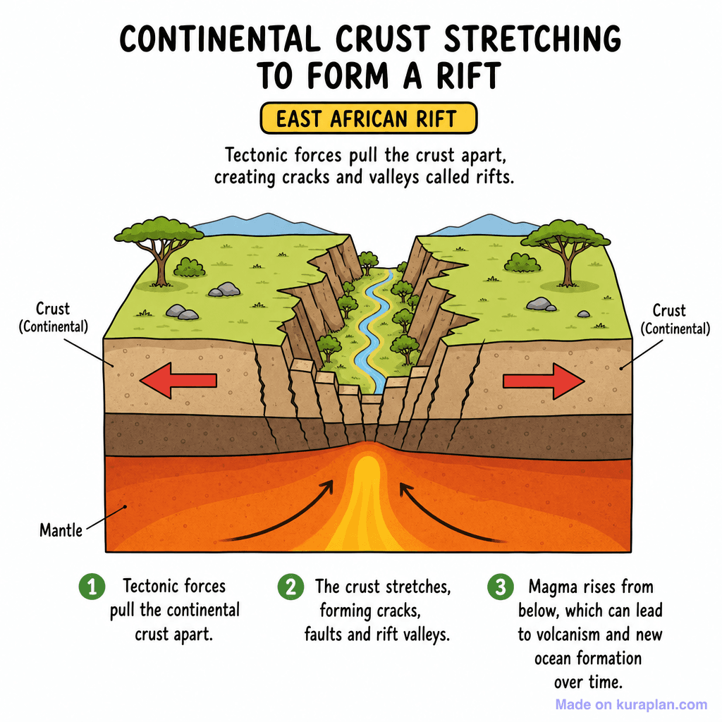 Plate Divergent Rift Valley