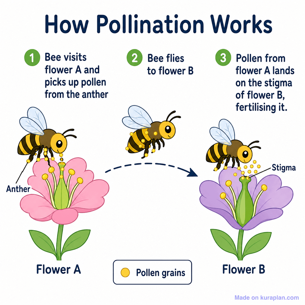 How Pollination Works (simple)