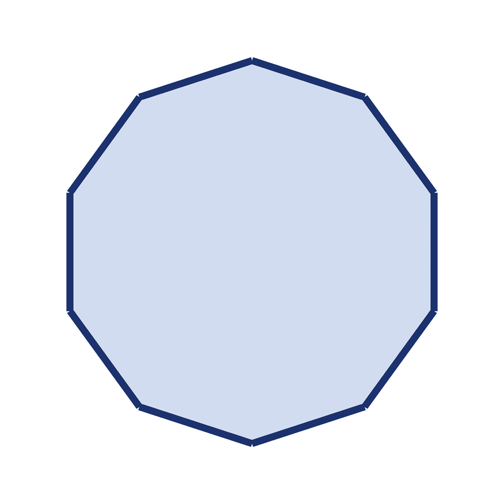 Regular Decagon (10 sides)