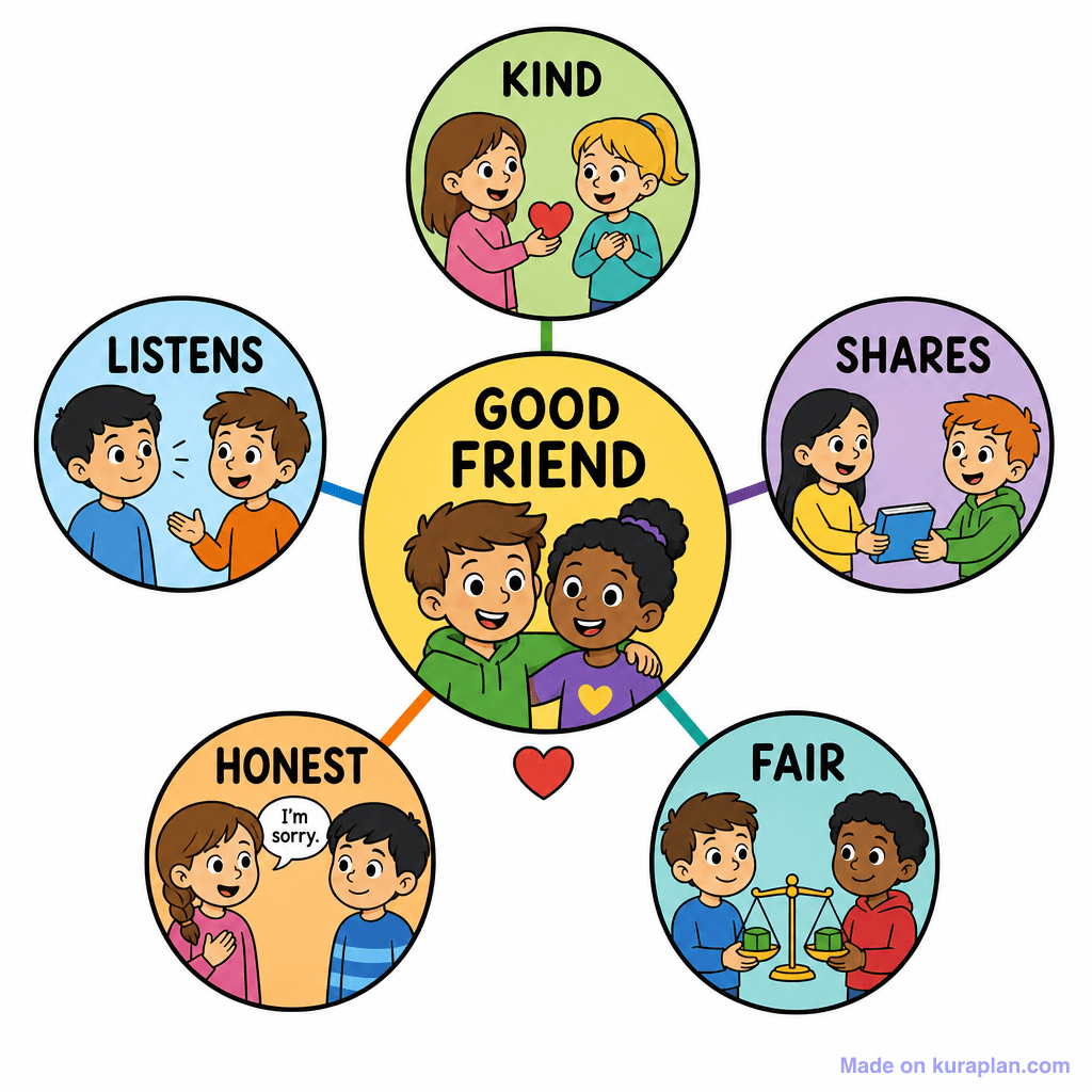 Pshe Friendship Qualities Web