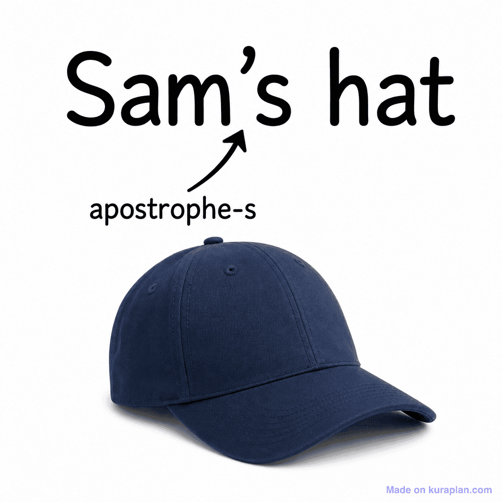 Punctuation Apostrophe Possessive Template