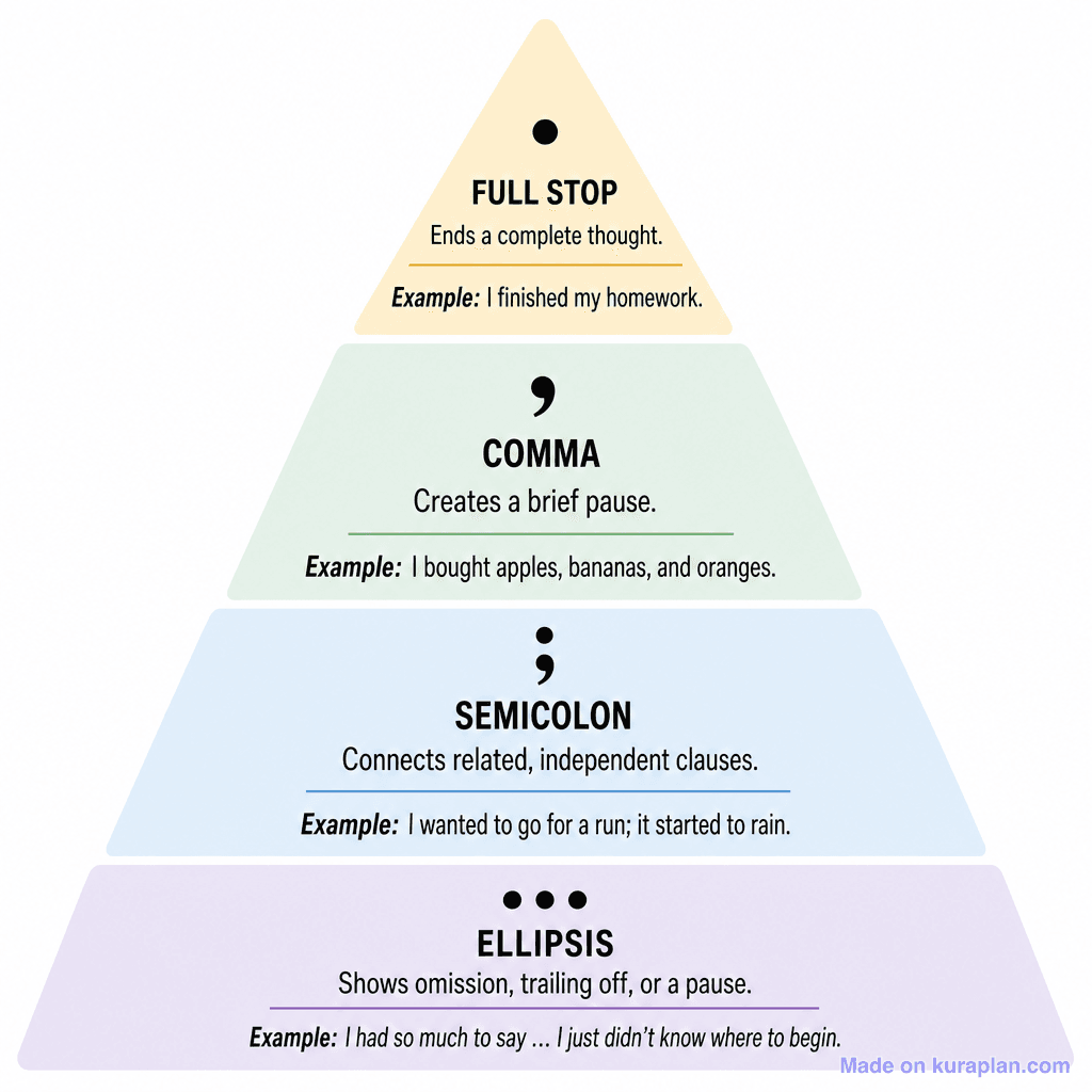 Punctuation Pyramid Poster