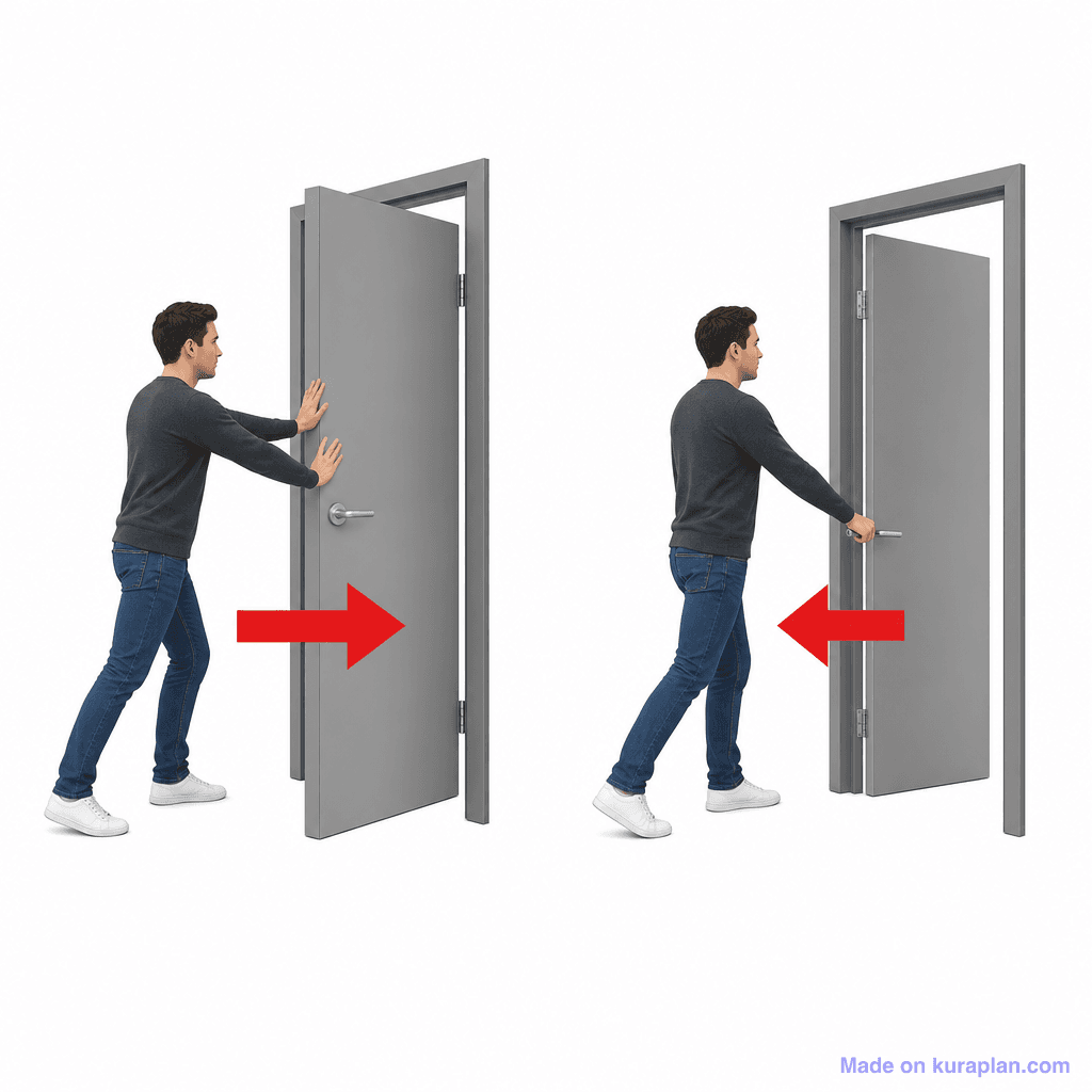 Push Pull Door Scene