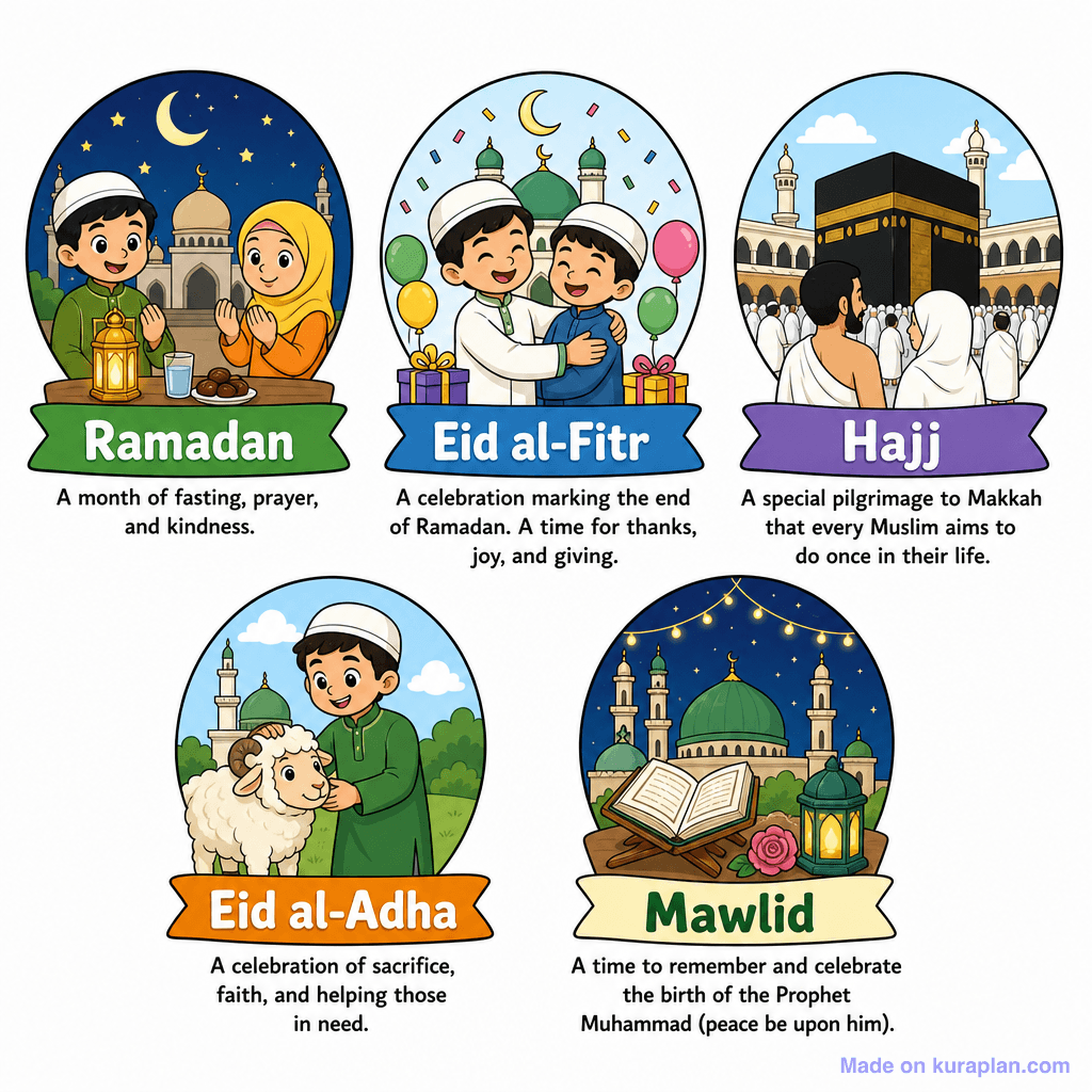 Re Festivals Islam Wheel