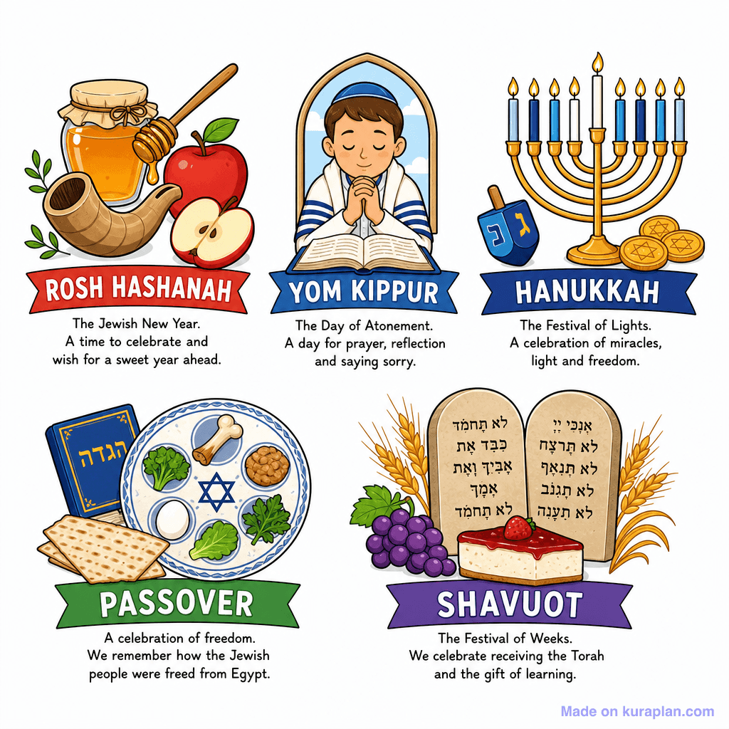 Re Festivals Jewish Wheel