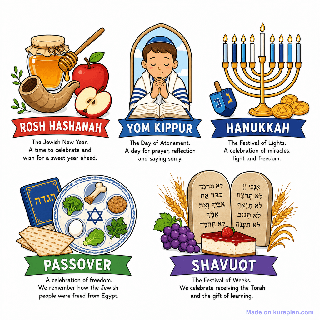 Re Festivals Jewish Wheel