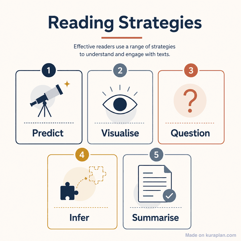 Five reading strategies